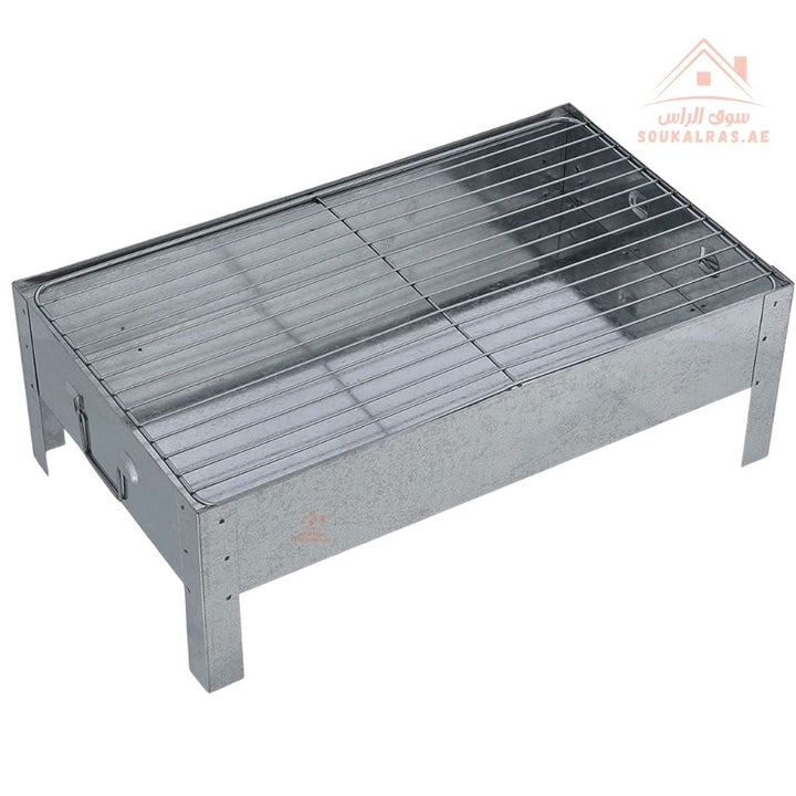 Charcoal BBQ Grill | Portable Metal Charcoal Grill | Outdoor Cooking & Barbecue| Two Sizes Available - Souk Al Ras