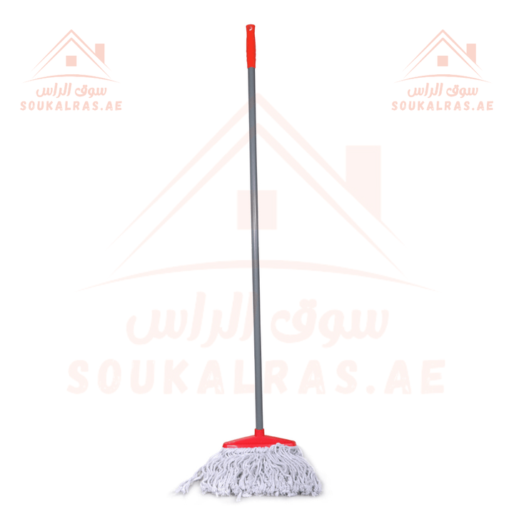 Cotton Mop Head with Iron Pole - Souk Al RasHousehold