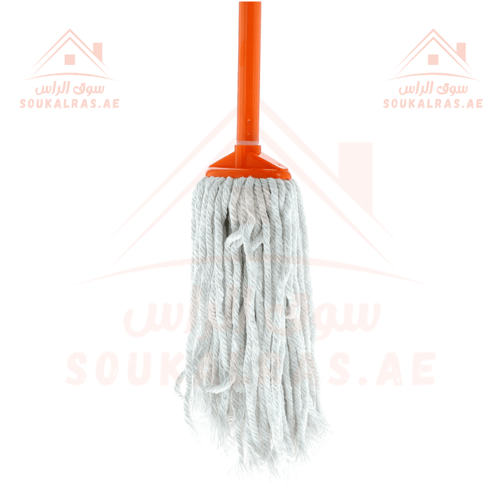 Cotton Mop Head with Iron Pole | Long - Lasting & Efficient Cleaning - Souk Al RasHousehold Cleaning Supplies