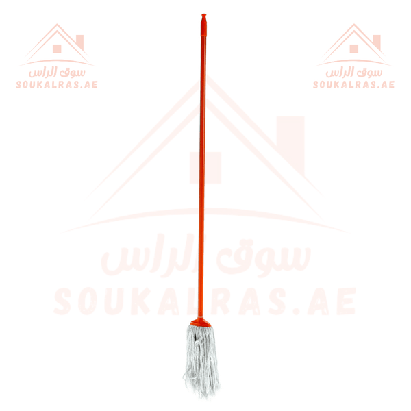 Cotton Mop Head with Iron Pole | Long - Lasting & Efficient Cleaning - Souk Al RasHousehold Cleaning Supplies