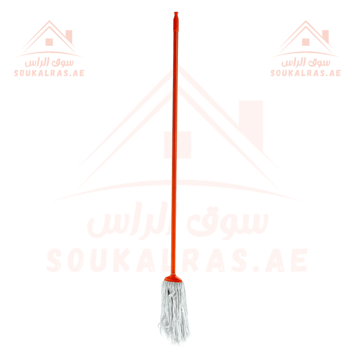 Cotton Mop Head with Iron Pole | Long - Lasting & Efficient Cleaning - Souk Al RasHousehold Cleaning Supplies