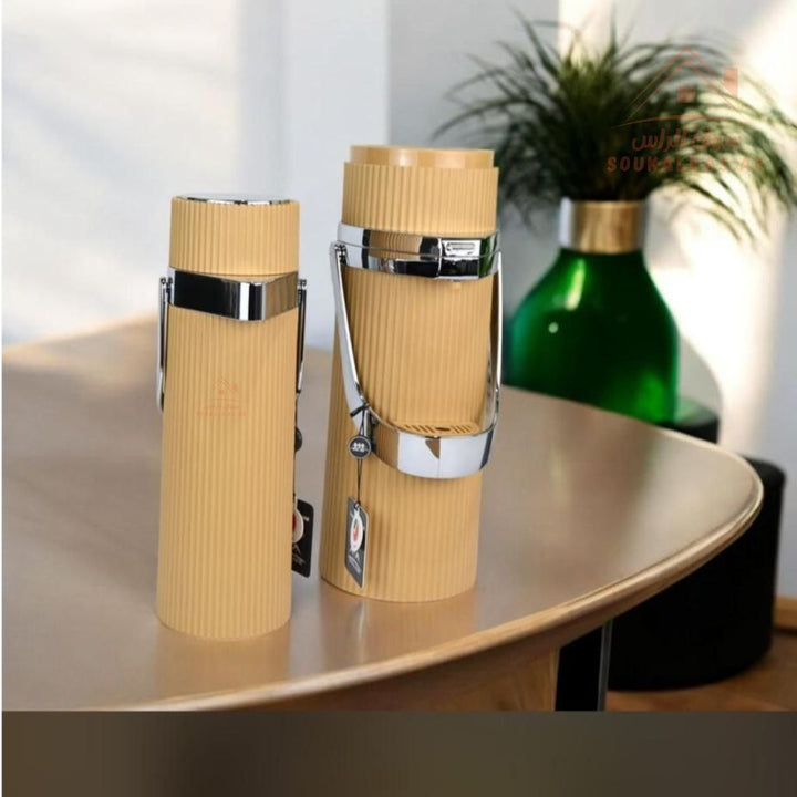 Crystal House Dallah Set | Premium 1.9L & 1.0L Vacuum Flasks | ESMA Certified | Perfect for keeping beverages warm or cold for hours - Souk Al Ras