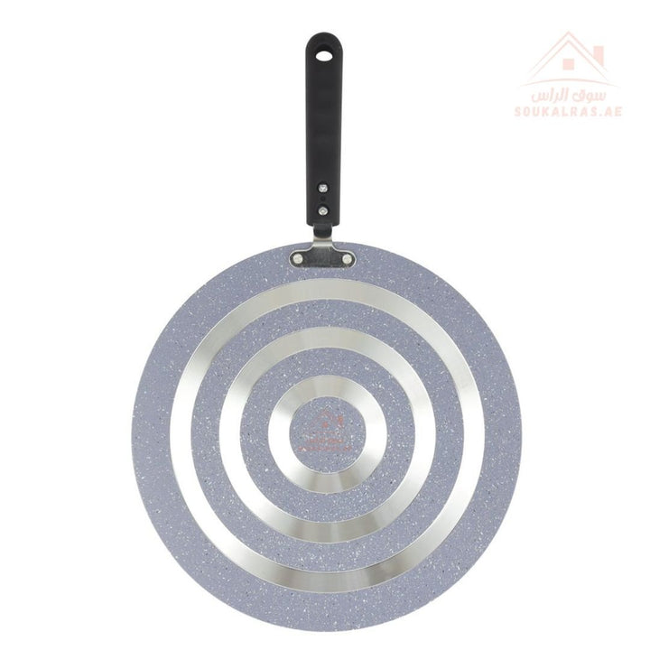 Delcasa 30CM Non - Stick Tawa | Durable Flat Pan for Roti, Dosa, Crepes | Heat - Resistant Handle - Souk Al Ras