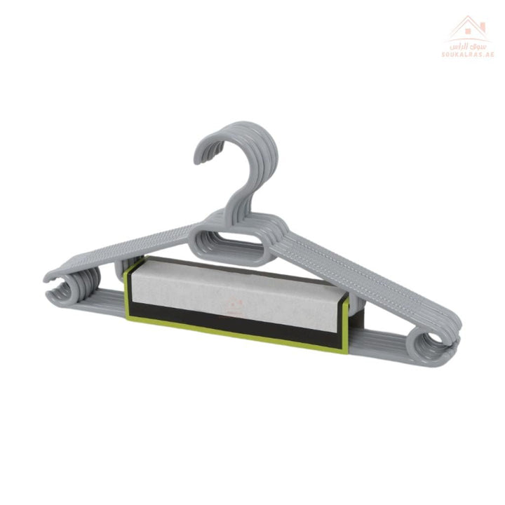 Delcasa 6 - Piece Plastic Clothes Hanger Set | Lightweight & Durable | ideal for maximizing closet space and keeping your clothes wrinkle - free. | Made in Turkey - Souk Al Ras