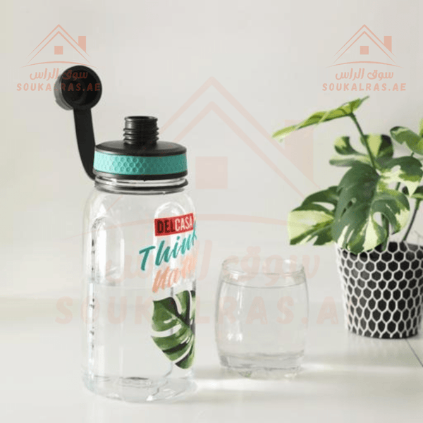 Delcasa 950ML Plastic Water Bottle - Leak - Proof & Eco - Friendly - Souk Al Ras