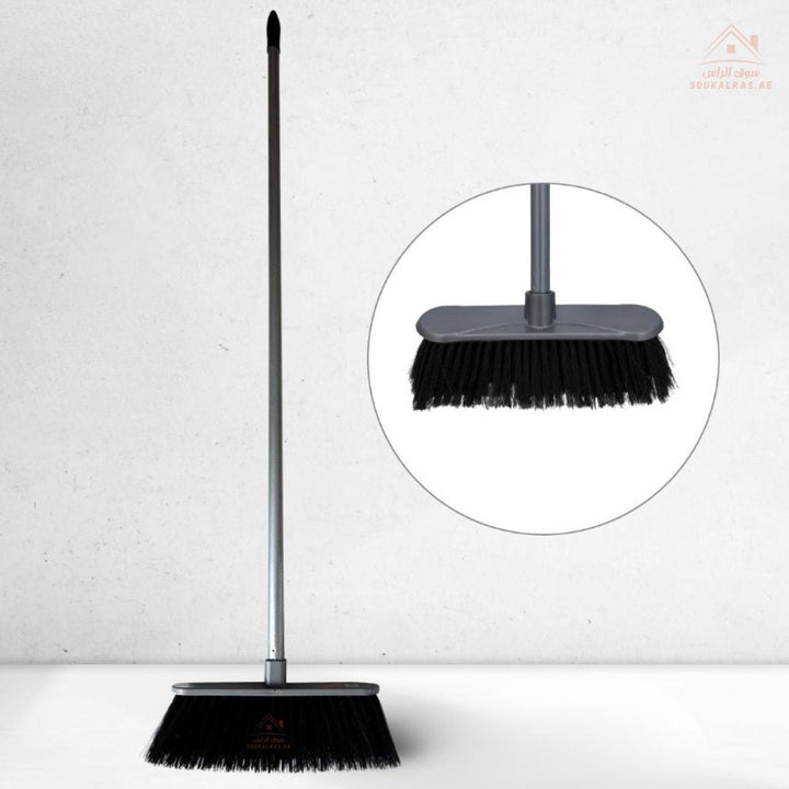Delcasa Floor Broom with Metal Stick | Lightweight, Durable, Easy Cleaning | Made in India - Souk Al Ras