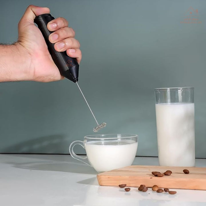 Delcasa Handheld Milk Frother | Portable Coffee Foam Maker | Battery Operated - Souk Al Ras