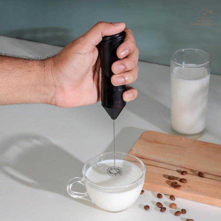 Delcasa Handheld Milk Frother | Portable Coffee Foam Maker | Battery Operated - Souk Al Ras