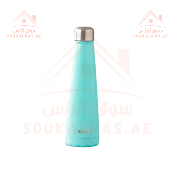 Delcasa Stainless Steel Water Bottle 480ML - Durable, Portable, and Leak - Proof - Souk Al Ras