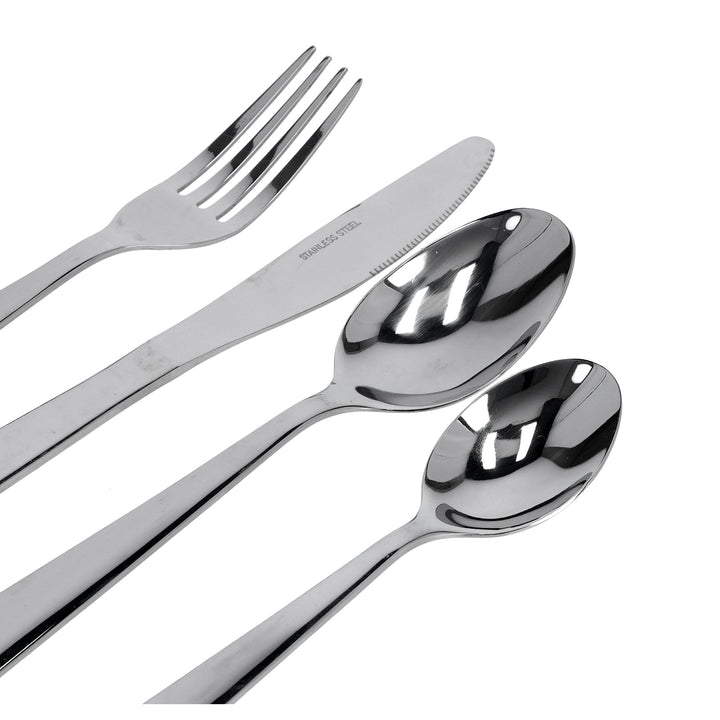 Deluxe Cutlery Set, Stainless Steel Dinner Cutlery 24Piece - Souk Al RasCutlery Sets