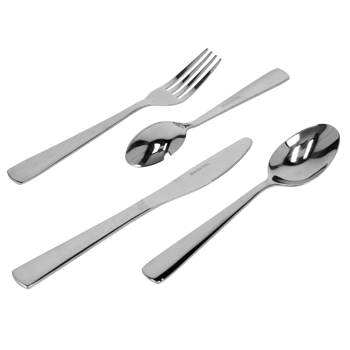 Deluxe Cutlery Set, Stainless Steel Dinner Cutlery 24Piece - Souk Al RasCutlery Sets