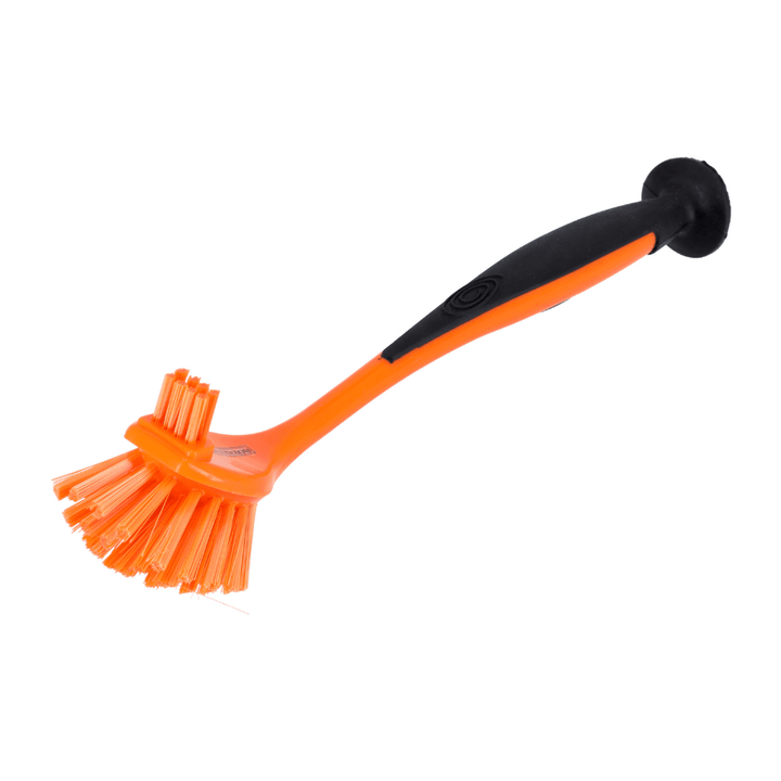 Dish Brush - Best Scratch - Free Cleaning Tool - Orange Kitchen Brush - Souk Al RasAccessories