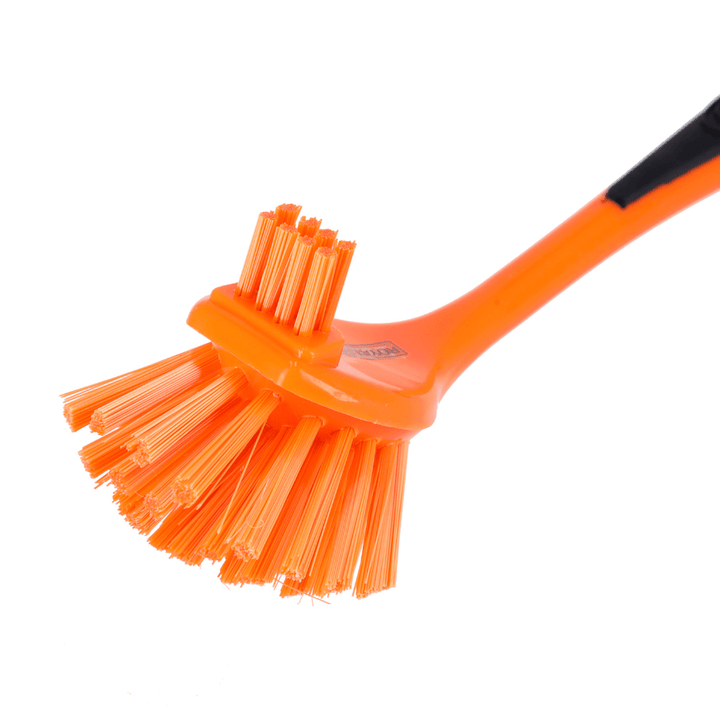 Dish Brush - Best Scratch - Free Cleaning Tool - Orange Kitchen Brush - Souk Al RasAccessories