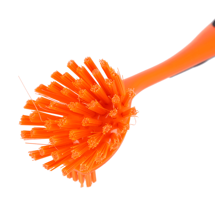 Dish Brush - Best Scratch - Free Cleaning Tool - Orange Kitchen Brush - Souk Al RasAccessories