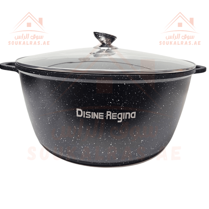 Disine Regina 13 - Piece Granite Cookware Set | Durable Non - Stick with Kitchen Utensils | High Quality &amp; Heat Resistant - Souk Al Ras