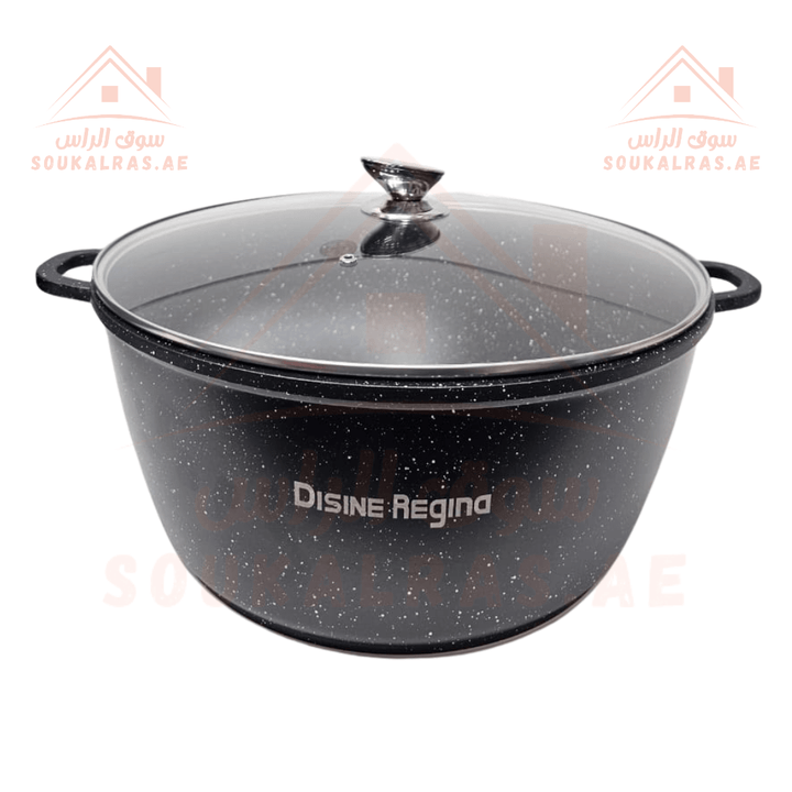 Disine Regina 13 - Piece Granite Cookware Set | Durable Non - Stick with Kitchen Utensils | High Quality &amp; Heat Resistant - Souk Al Ras