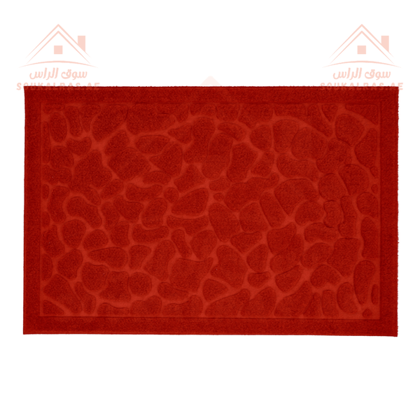 Door Mat with Polyester Surface & Rubber Backing | Non - Slip Base for Indoor & Outdoor Use - Souk Al RasHousehold