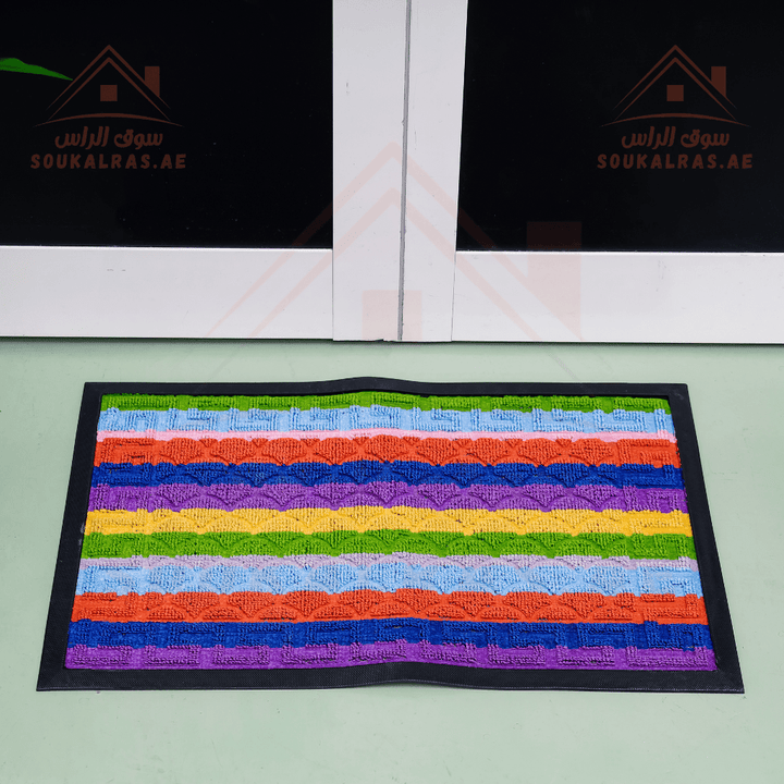 Door Mat with PP Surface & Rubber Backing | Non - Slip Base for Indoor & Outdoor Use - Souk Al RasHousehold