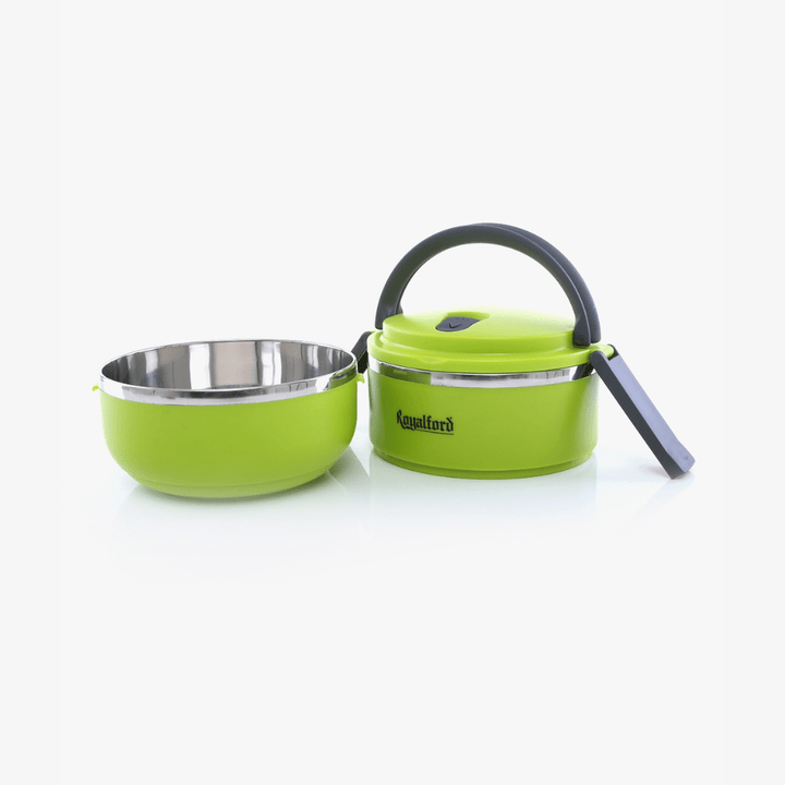 Double Layer Lunch Box - Green - High - Quality Lunch Box - Souk Al RasFood Storage Containers