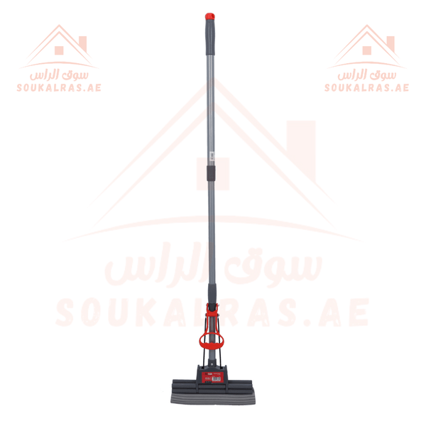 Double Roller PVA Mop - Super Absorbent & Adjustable Iron Handle - Souk Al RasHousehold Cleaning Supplies