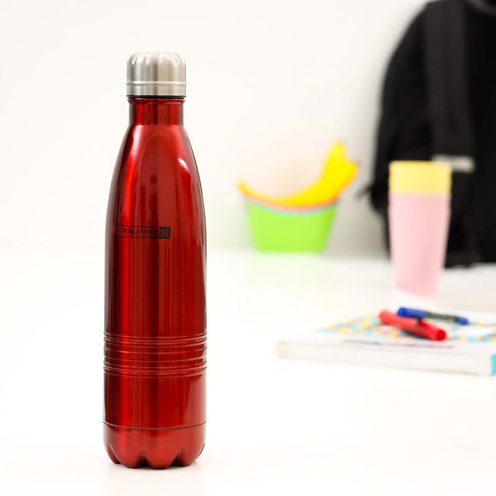 Double Wall Stainless Steel Vacuum Bottle 350ml - Souk Al RasDrinkware