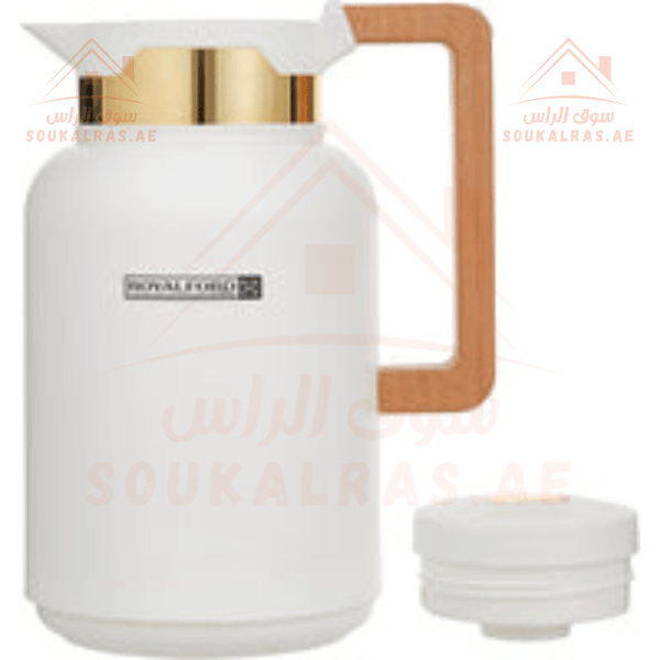 Double Wall Vacuum Flask Insulated & Portable| 1L - Dallah|Pink Glass|Keeps Heat for 12 Hour |Hight quality - Souk Al RasDrinkware