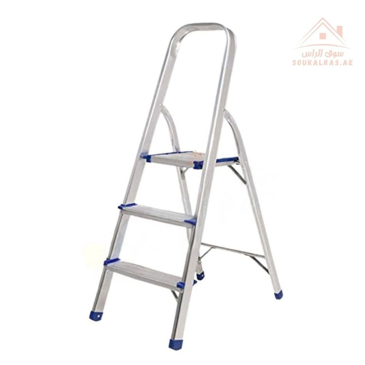 Durable Aluminum Ladder |Available in three sizes | Practical & Safe Design for Home Use - Souk Al Ras