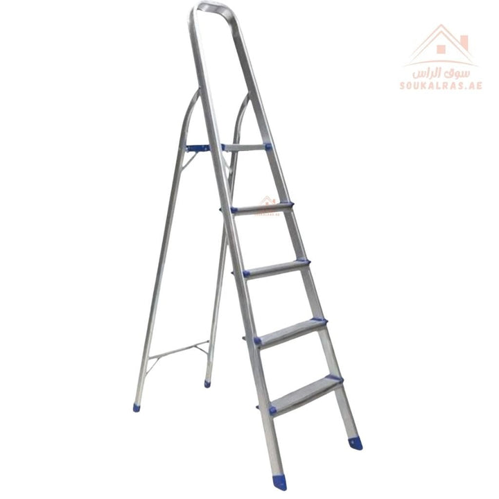 Durable Aluminum Ladder |Available in three sizes | Practical & Safe Design for Home Use - Souk Al Ras