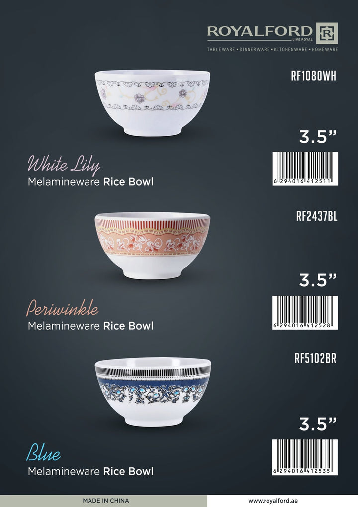 Durable Melamine Rice - Soup Bowl 9cm | White - Souk Al RasDinnerware