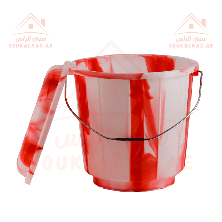 Eco Bucket with Lid - 20 Litre | Durable Plastic Bathroom Bucket - Souk Al RasBathroom Accessories