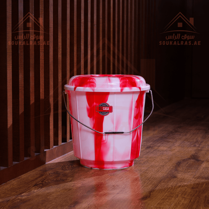 Eco Bucket with Lid - 20 Litre | Durable Plastic Bathroom Bucket - Souk Al RasBathroom Accessories