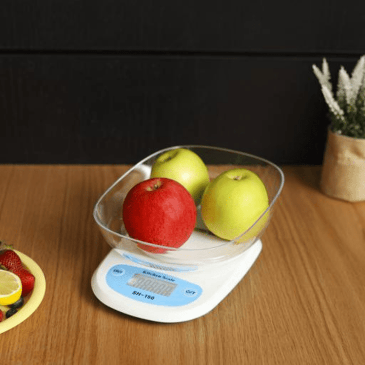 Electric Kitchen Scale - Digital Kitchen Scale with Bowl 5.0Kg - Souk Al RasKitchen Accessories