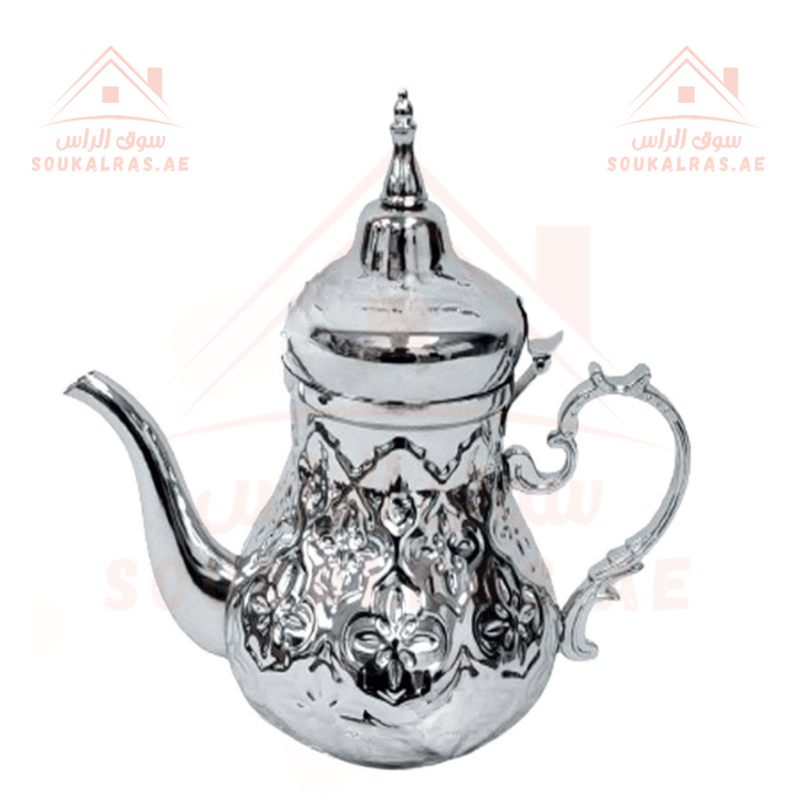 Elegant 1.6L Stainless Steel Teapot | 48oz Capacity - Souk Al RasTeapots & Coffee Servers