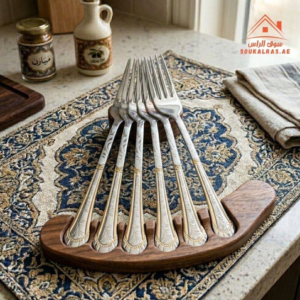 Elegant 18/10 Stainless Steel Table Fork Set of 6 | ideal for everyday ...