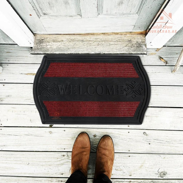 Elegant Door Welcome Door Mat 45×75CM | Durable Design | Mixed Colors, High - quality, durable construction for daily use - Souk Al Ras