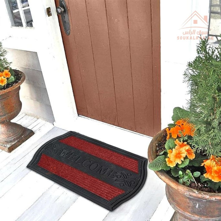Elegant Door Welcome Door Mat 45×75CM | Durable Design | Mixed Colors, High - quality, durable construction for daily use - Souk Al Ras