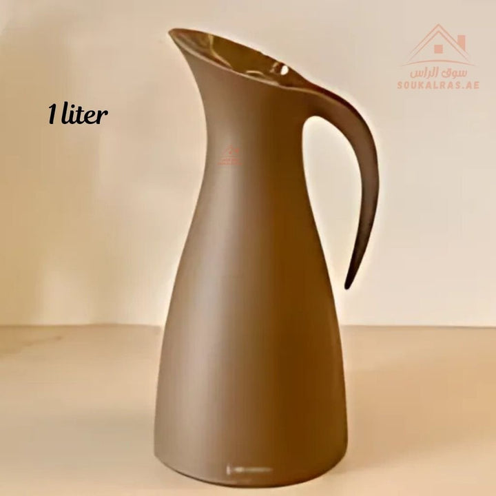 Elegant Thermal Vacuum Flask | Multiple Colors | 1 Liter Capacity | Keeps Drinks Hot & Cold for Hours - Souk Al Ras