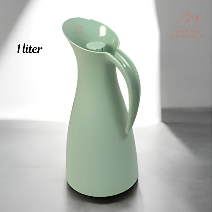 Elegant Thermal Vacuum Flask | Multiple Colors | 1 Liter Capacity | Keeps Drinks Hot & Cold for Hours - Souk Al Ras