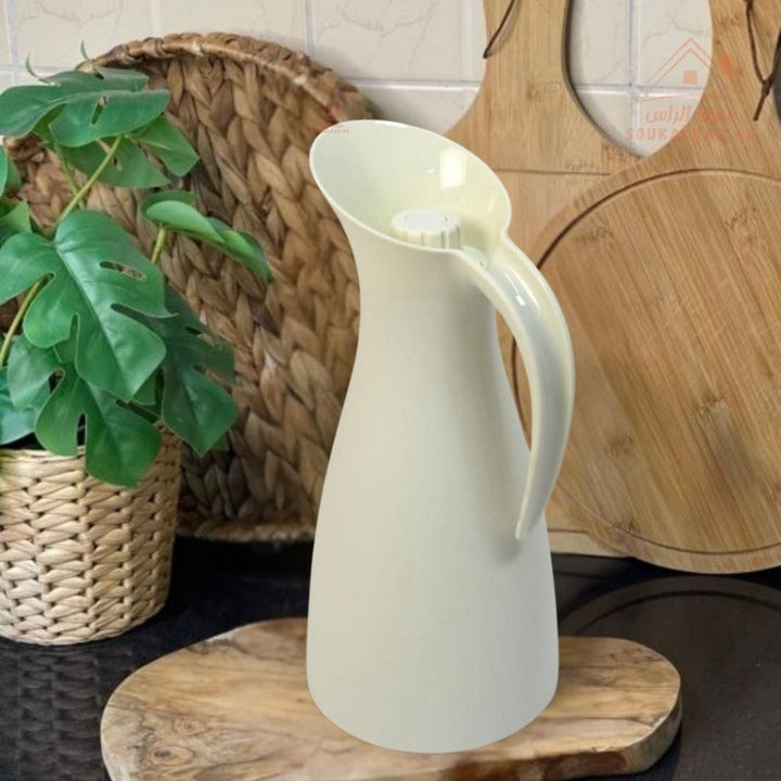 Elegant Thermal Vacuum Flask | Multiple Colors | 1 Liter Capacity | Keeps Drinks Hot & Cold for Hours - Souk Al Ras