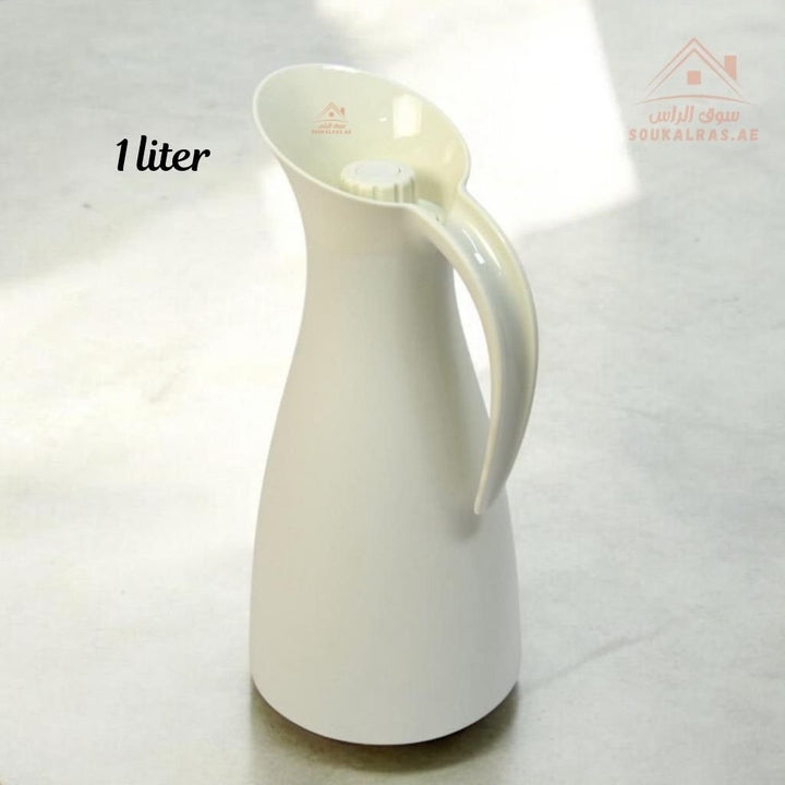 Elegant Thermal Vacuum Flask | Multiple Colors | 1 Liter Capacity | Keeps Drinks Hot & Cold for Hours - Souk Al Ras