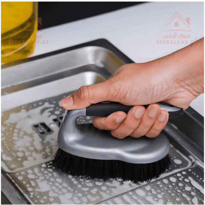 Floor Dish Brush with Comfortable Handle | High - Quality Durable Bristles - Souk Al RasHousehold Cleaning Supplies