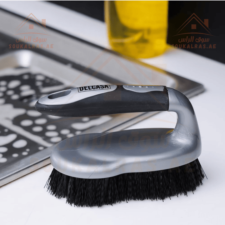 Floor Dish Brush with Comfortable Handle | High - Quality Durable Bristles - Souk Al RasHousehold Cleaning Supplies