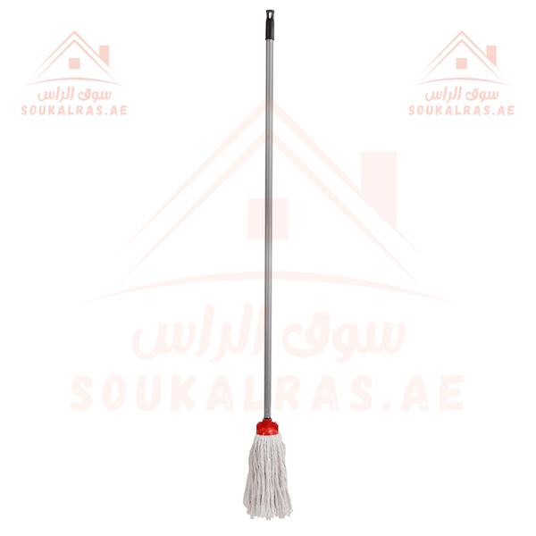 Floor Mop with Metal Stick | Superior Water Absorbency & Faster Dehydration - Souk Al RasHousehold