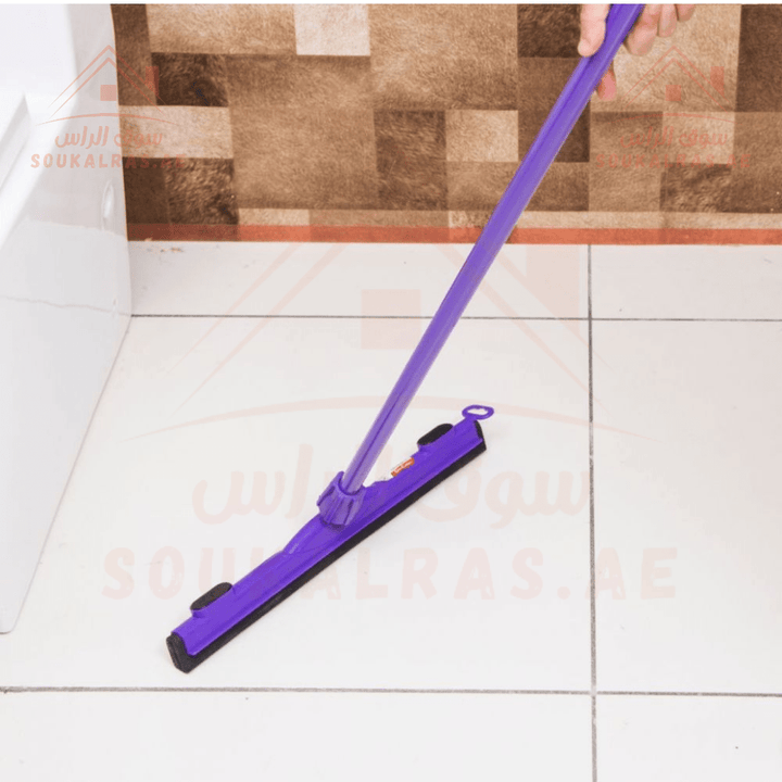Floor Squeegee with Metal Stick | Heavy - Duty Floor Wiper - Souk Al RasHousehold