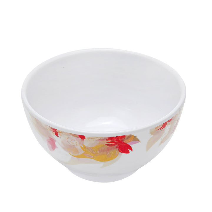 Flower Carnival Melamine Ware Rice Bowl - White 9cm - Souk Al RasDinnerware