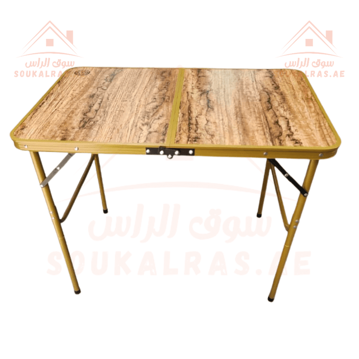 Foldable Wooden - Look Table | 60x120 cm Portable Design | Durable & Lightweight - Souk Al Ras