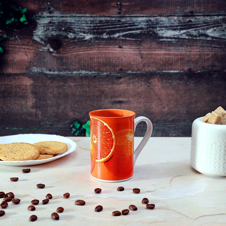 Fruit Decal Mug - Multicolor - Ceramic Mug 300ML - Souk Al RasCups & Mugs