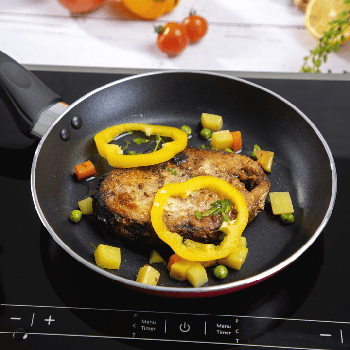 Frying Pan 30cm - Aluminum Non - Stick Fry Pan - Ergonomic Handle - Thermospot Technology - Souk Al RasPots & Pans