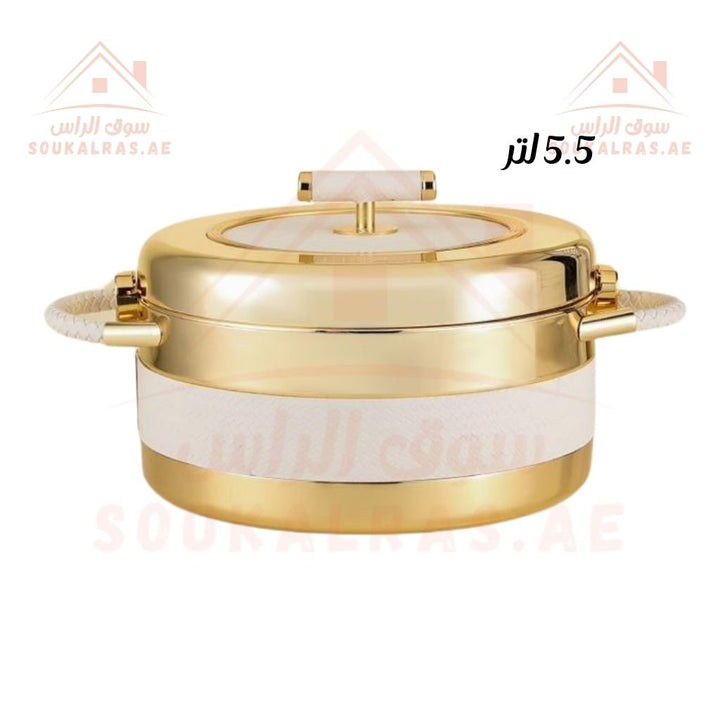 Fursan Luxury Hot Pot | 2.5L, 3.5L, 4.5L, 5.5L | Keeps Food Hot & Fresh| Ideal for home use, gatherings, and special occasions. - Souk Al Ras