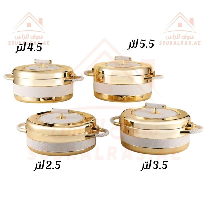 Fursan Luxury Hot Pot | 2.5L, 3.5L, 4.5L, 5.5L | Keeps Food Hot & Fresh| Ideal for home use, gatherings, and special occasions. - Souk Al Ras